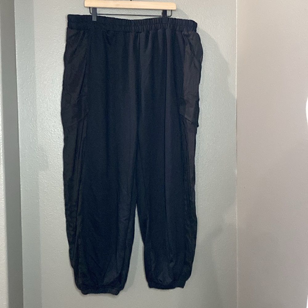 fashion nova black cargo sweat jogger pants plus new - Picture 12 of 12